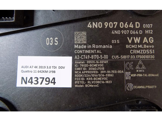 Блок комфорта 4N0907064D Audi A7 S7 4K8