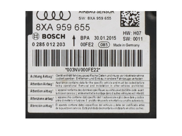 Блок подушек безопасности 8XA959655 Audi A1