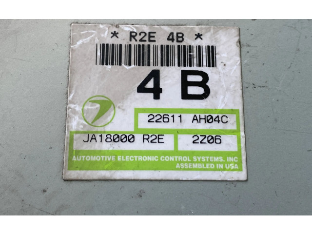 Блок управления двигателя 22611AH04C, R2E4B Subaru Forester SG