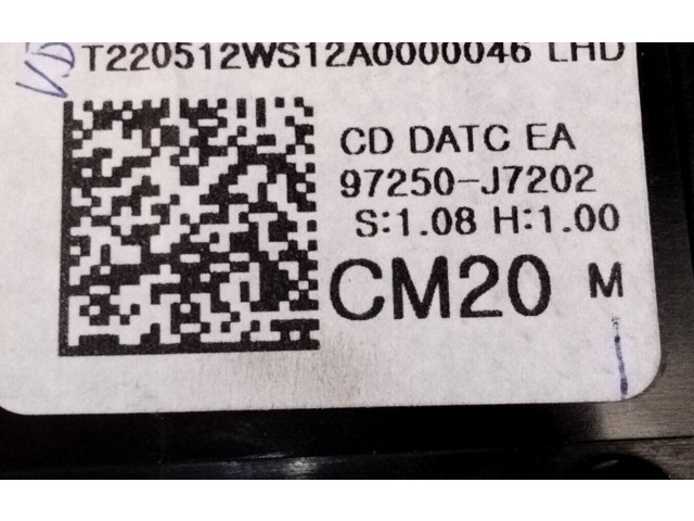 Модуль блока управления кондиционером 97250J7202   KIA Xceed