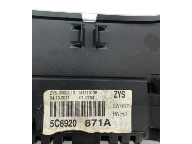 Панель приборов 5C6920871A, NP1805 Volkswagen Jetta VI