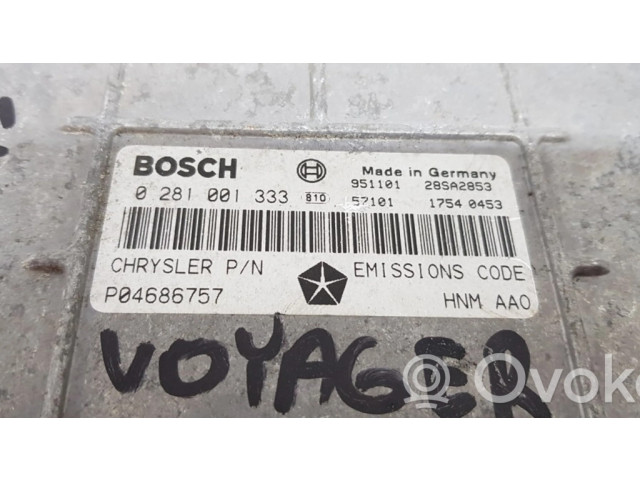 Řídící jednotka 0281001333 Chrysler Voyager 1997