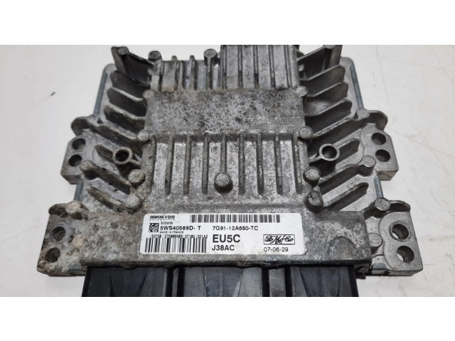Блок управления двигателя 7G9112A650TC, S122865021   Ford Galaxy
