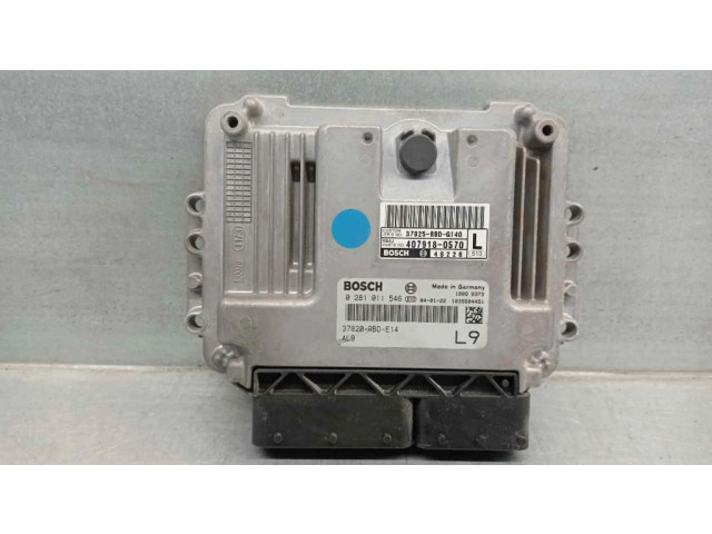 Блок управления двигателя 37820RBDE14, 0281011546 Honda Accord