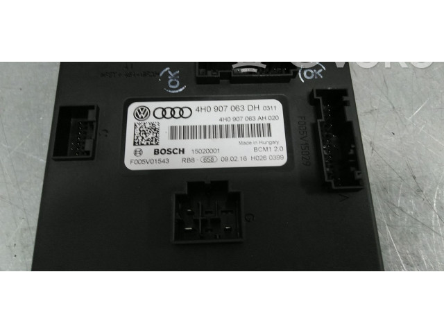 Модуль управления BSM 4H0907063DH, 4H0907063DA   Audi A6 S6 C7 4G    