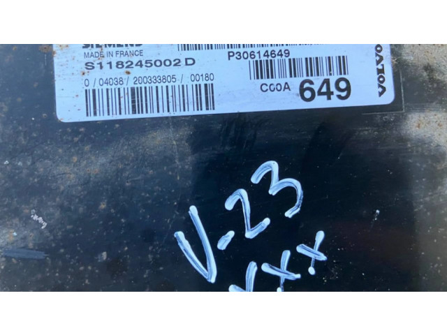 Блок управления двигателя P30614649, S118245002D Volvo S40