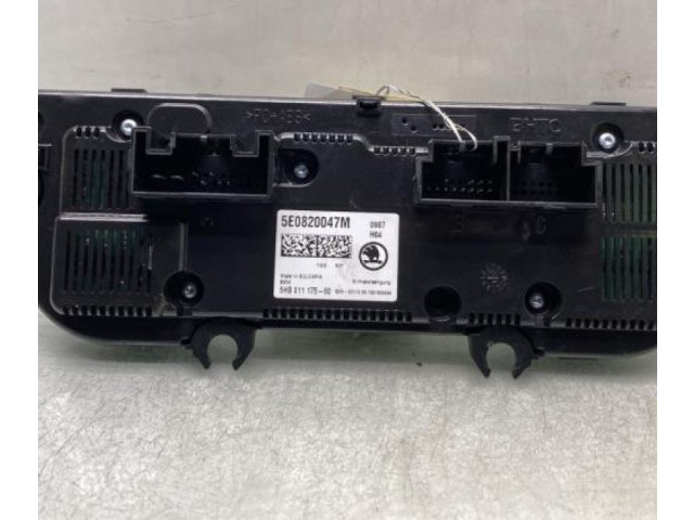 Блок управления климат-контролем 5E0820047MYMS Skoda Octavia Mk3 (5E)