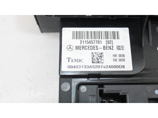 Pojistková skříňka Řídící jednotka BSM 2115457701 Mercedes-Benz CLS AMG C219 2007