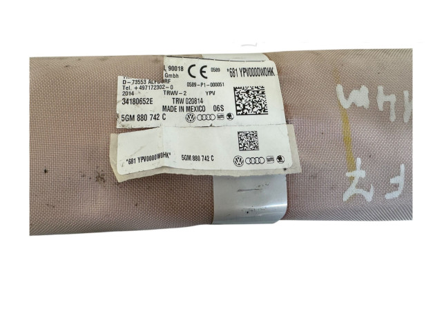 Боковая подушка безопасности 5GM880742C, 0589P100051 Volkswagen e-Golf