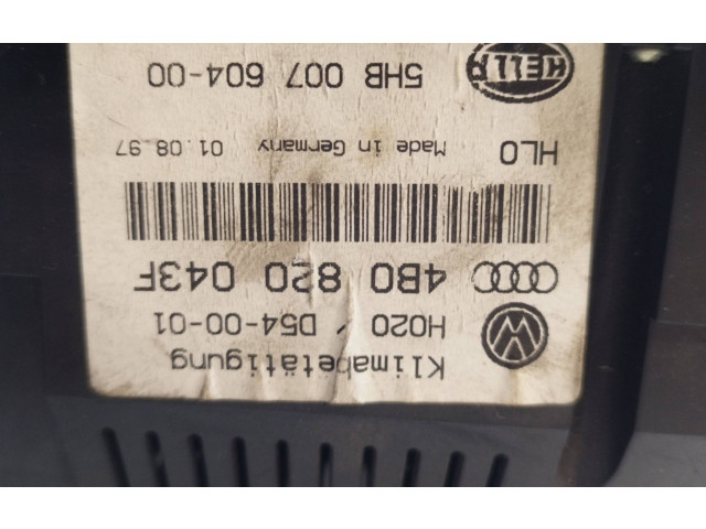 Блок управления климат-контролем 4B0820043F, D540001   Audi A6 S6 C5 4B