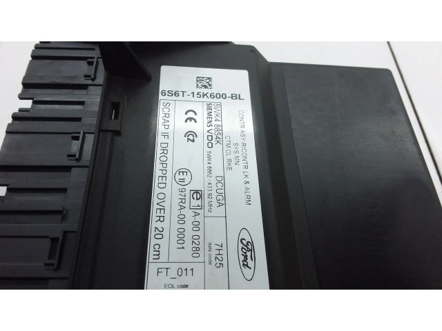 Блок комфорта 6S6T15K600BL, E1197RA000001 Ford Fiesta