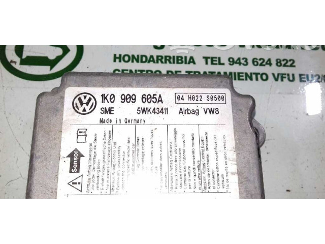 Блок подушек безопасности 1K0909605A, 5WK43411   Volkswagen Golf SportWagen