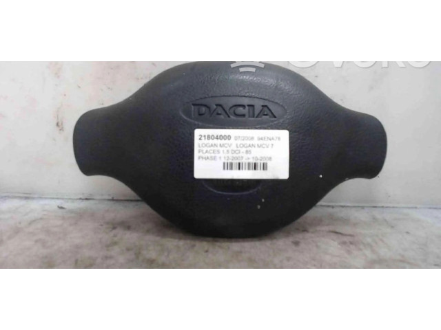 Подушка безопасности водителя 6001550775, 6001550775 Dacia Logan I