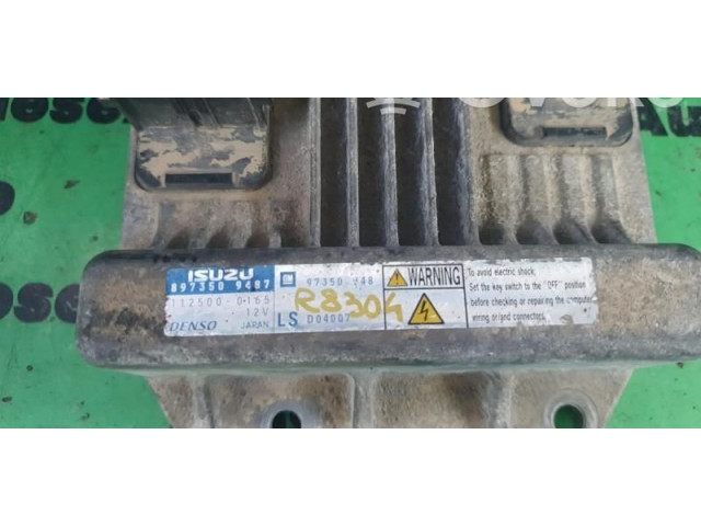 Блок управления двигателем Блок управления 1125000165, 8973509487   Opel Meriva A