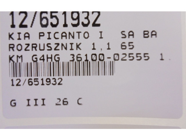 Píst 36100-02555, 36100-02555 KIA Picanto
