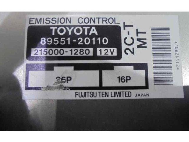 Řídící jednotka 8955120110, 2150001280   Toyota Carina T190 1996