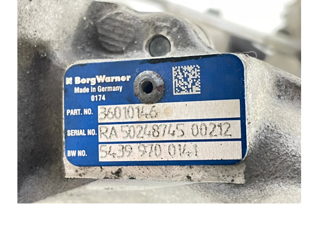 Turbodmychadlo Турбина 36010146, 54399700141 Volvo XC60