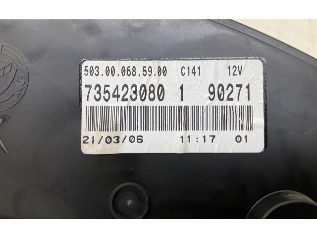 Спидометр (приборный щиток) 735423080, 735423080   Fiat Idea    