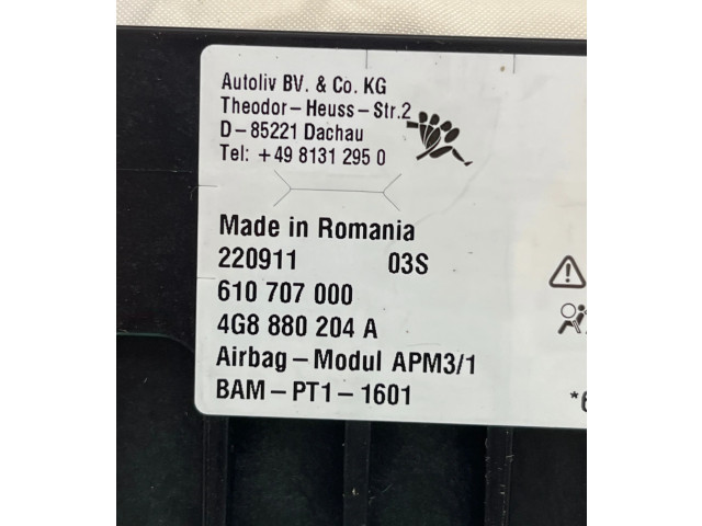 Подушка безопасности пассажира 4G8880204A, 610707000 Audi A7 S7 4G