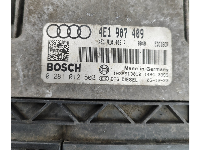 Řídící jednotka 4E1907409, 4E1910409A   Audi A8 S8 D3 4E 2006