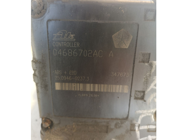Блок АБС 04686702AC, 347673 Chrysler Grand Voyager IV 2001-2007 года