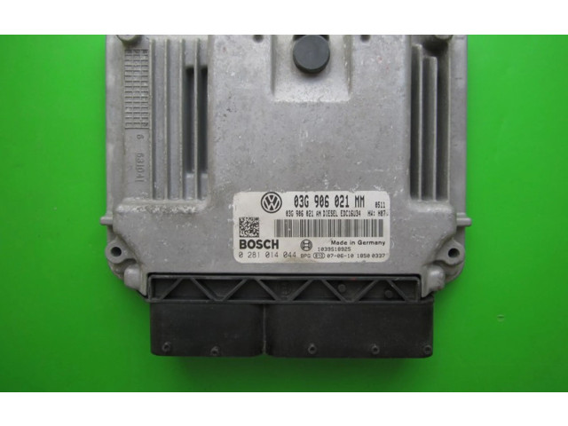 Блок управления двигателем Блок управления 03G906021MM, 0281014044 Volkswagen Touran I