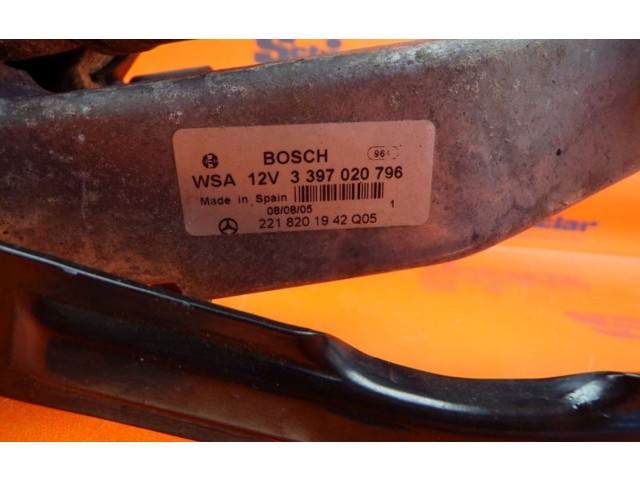 Механизм стеклоочистителей (трапеция) A2218201942, 3397020796 Mercedes-Benz S AMG W221 2005