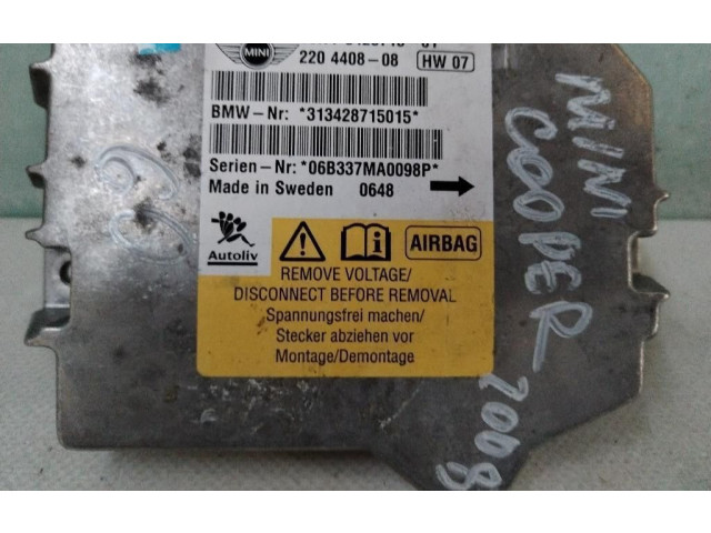 Блок подушек безопасности 65773428715-01, 65773428715-01   Mini One - Cooper Coupe R56