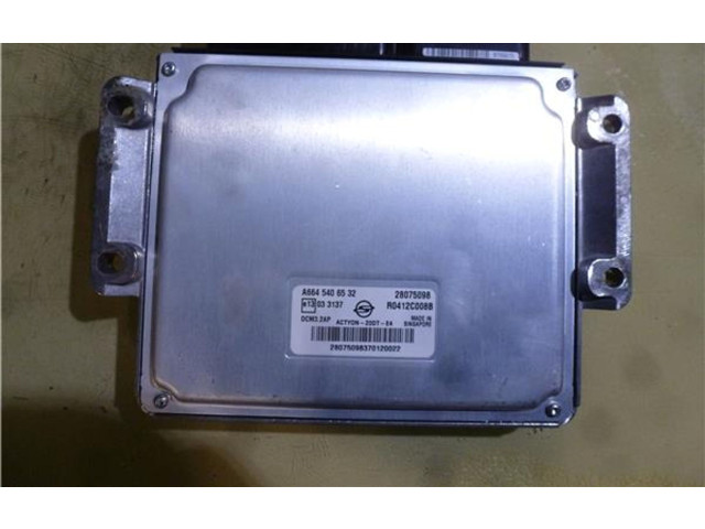 Блок управления двигателем Блок управления A6645406532, R0412C008B SsangYong Actyon sports I