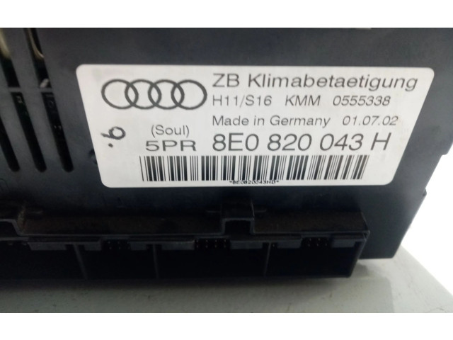 Модуль блока управления кондиционером 8E0820043H Audi A4 Allroad