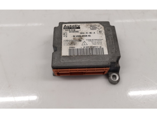 Блок подушек безопасности 9643825880, 550864500   Peugeot 306