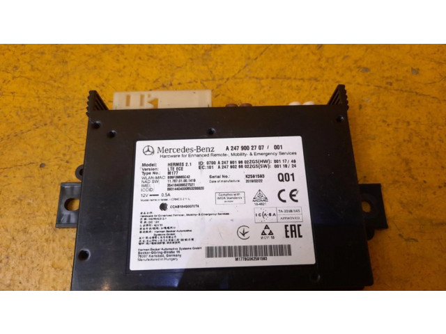 Блок управления A2479002707 Mercedes-Benz B W247