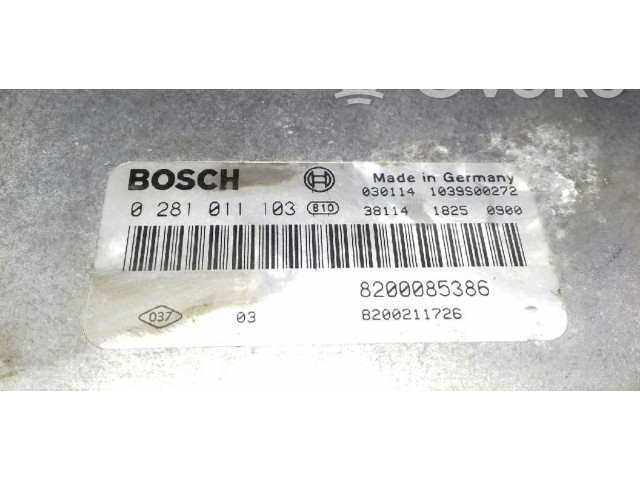 Řídící jednotka 8200085386, 0281011103 Renault Espace III 2003
