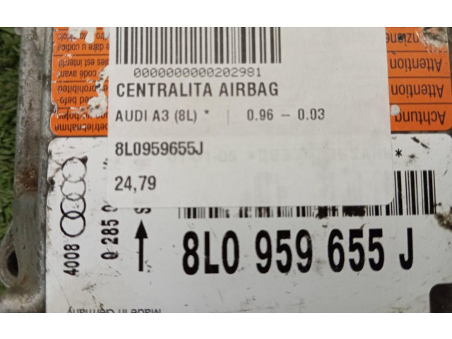 Блок подушек безопасности 8L0959655J   Audi A3 S3 8L