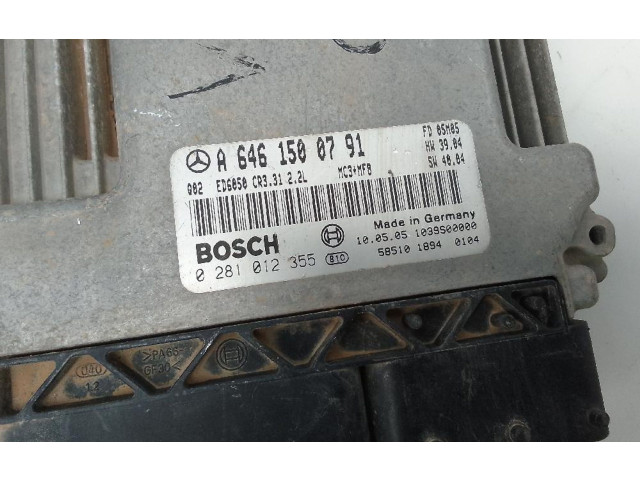 Řídící jednotka A6461500791 Mercedes-Benz Vito Viano W447 2014