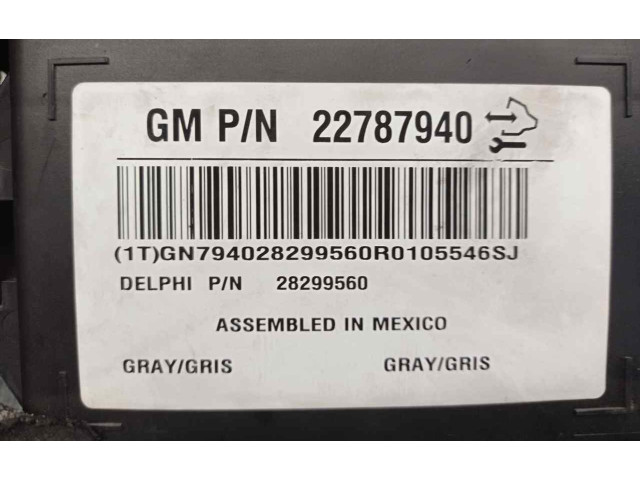 Блок управления 22787940, 28299560   Chevrolet Captiva