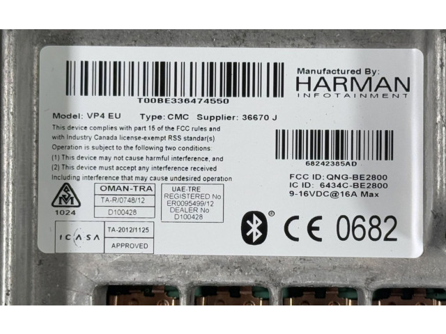 Дисплей 68242385AD, 68242385AD Jeep Grand Cherokee