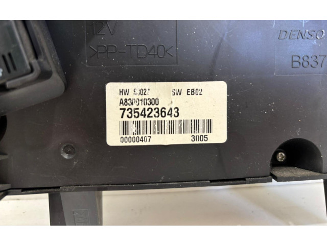 Блок управления климат-контролем 735423643, 51732919 Fiat Idea