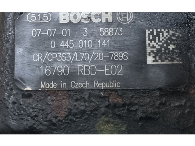 Vstřikovací čerpadlo 0445010141, 16790-RBD-E02   Honda Civic    N22A2 