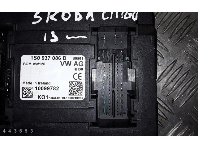 Блок управления двигателя 1S0937086D   Skoda Citigo