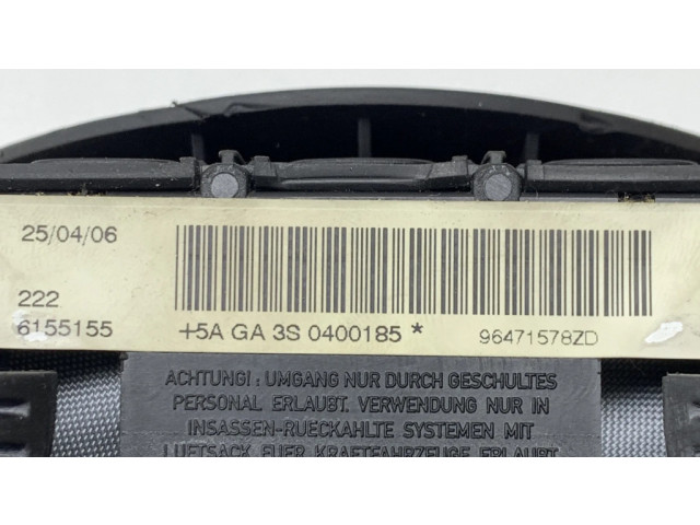 Подушка безопасности водителя 96471578ZD Citroen C4 I