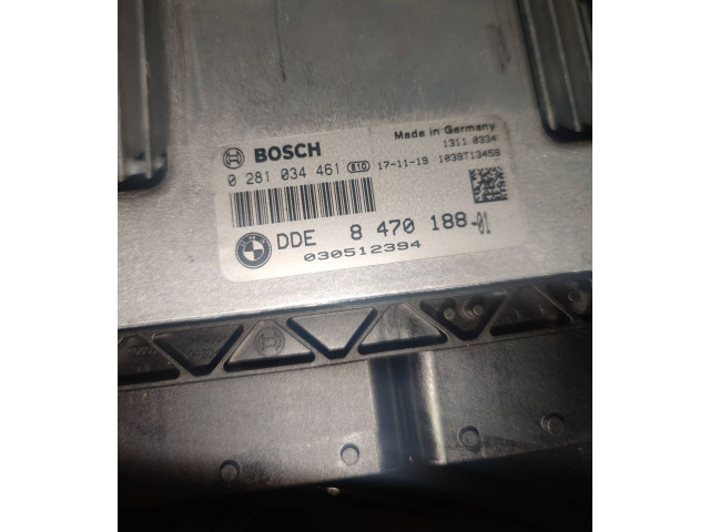 Řídící jednotka 8470188, 0281034461 BMW 4 F36 Gran coupe 2018