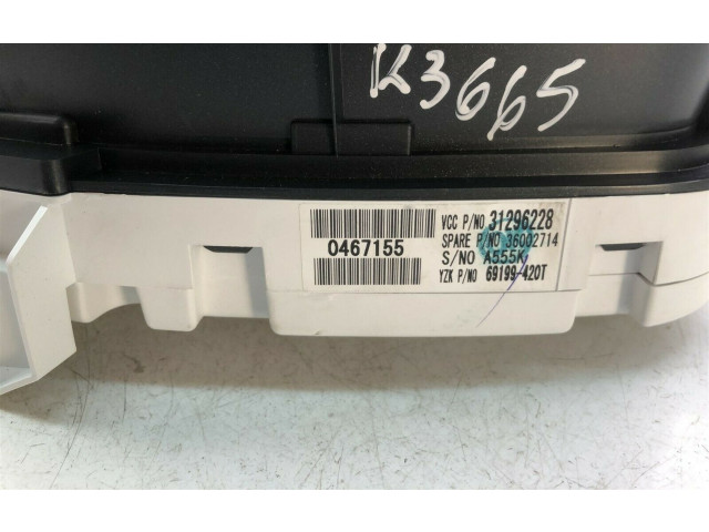 Přístrojová deska Volvo V50 2012 31296228, K3665