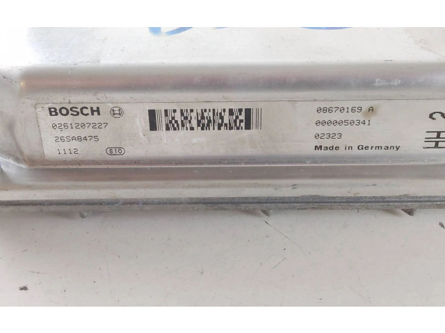 Блок управления двигателя 08670169A, 0261207227   Volvo XC90