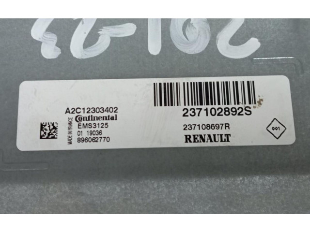 Řídící jednotka 237102892S Renault Sandero I 2019