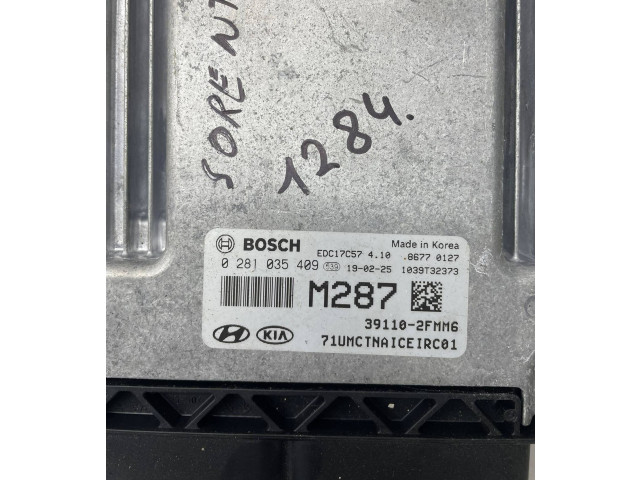 Блок управления двигателя 0281035409, 391102FMM6   KIA Sorento