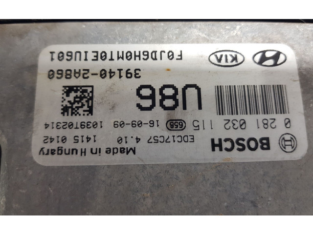 Блок управления двигателя 391402A860, 391402A860 KIA Ceed