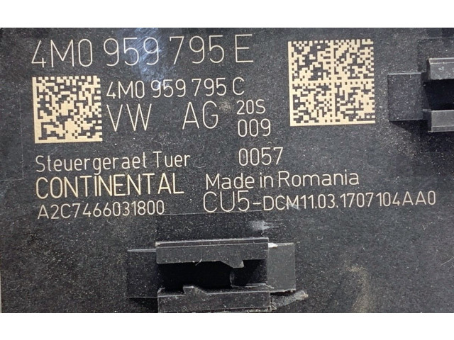 Блок управления 4M0959795E Audi A5