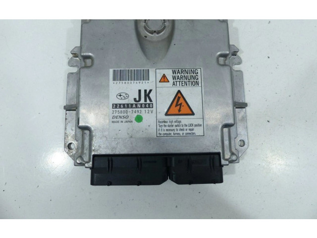 Řídící jednotka 275800-7492, IMPRK690706 Subaru Legacy 2009