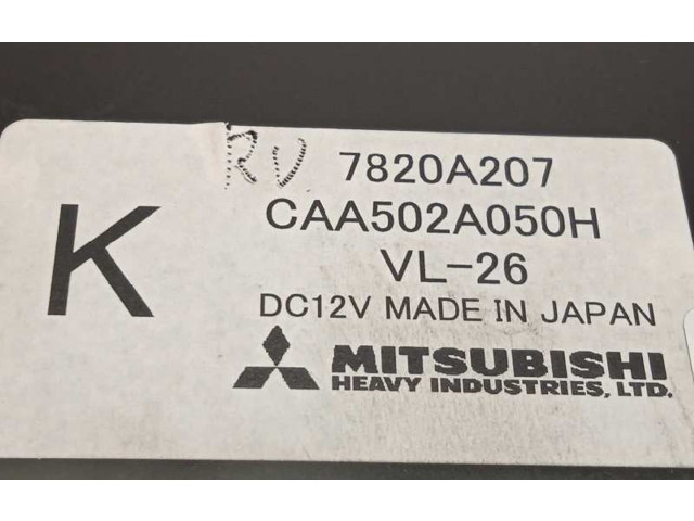 Блок управления климат-контролем 7820A207, CAA502A050H Mitsubishi Grandis